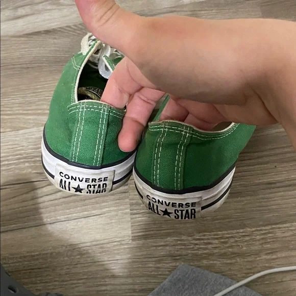 Converse Green Canvas Sneakers - Picture 2 of 3